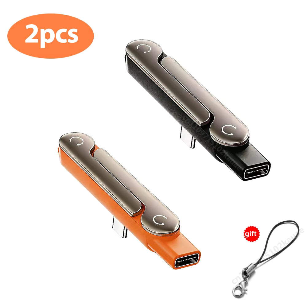 Adaptador USB-C 240W con Soporte Plegable y OTG - Carga Ultra Rápida